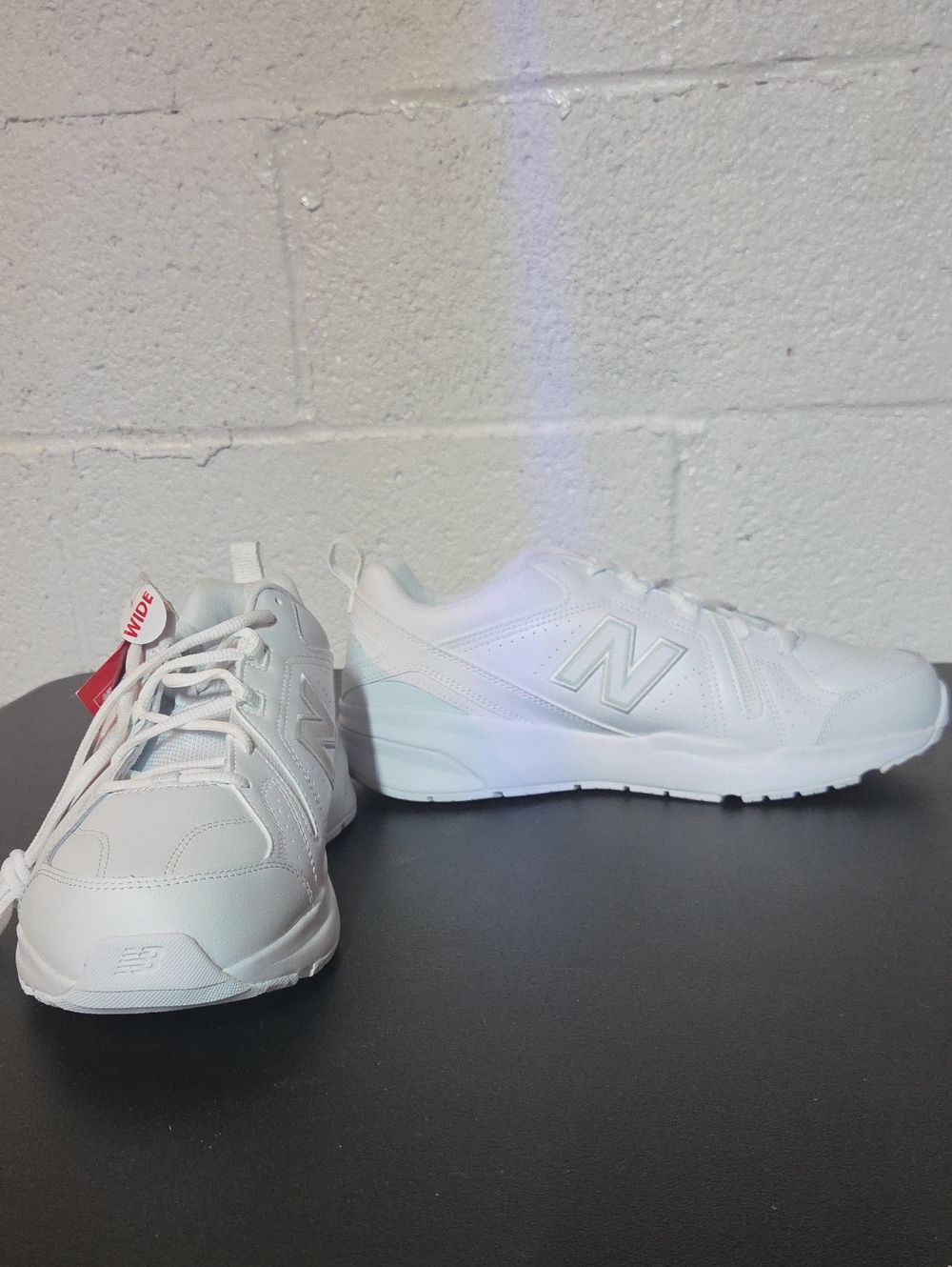 New Balance Kids White Lace-Up Athletic Sneakers